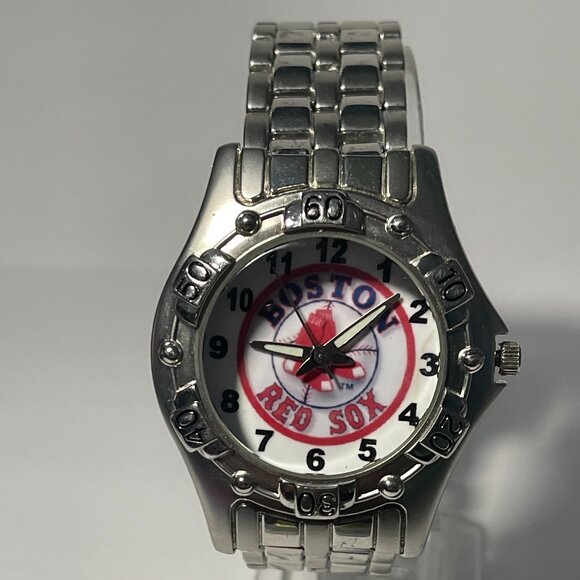 Boston Red Sox MLB Stainless-Steel Watch by Game Time !!!NEW!!! - Picture 2 of 6